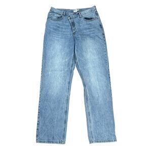 Princess Polly Crossover Blue Jeans Light Wash Womens 10